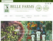 Tablet Screenshot of bellefarms.com